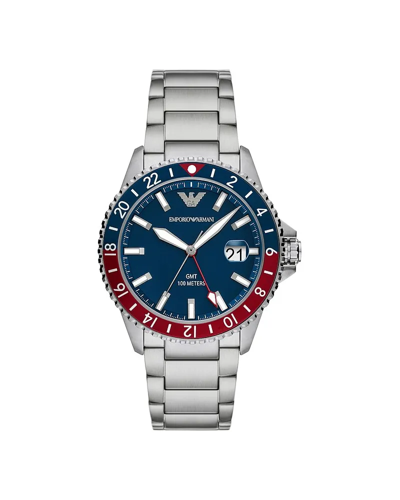 Emporio Armani Herrenuhr Silber