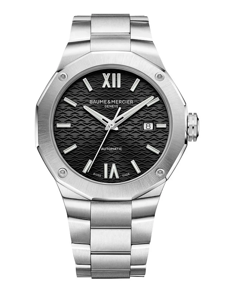 Baume & Mercier Herrenuhr Riviera Silber