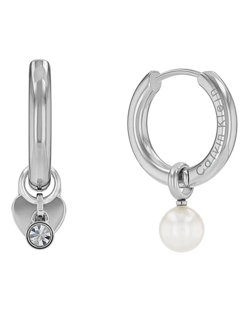 Calvin Klein Creolen Contemporary Silber