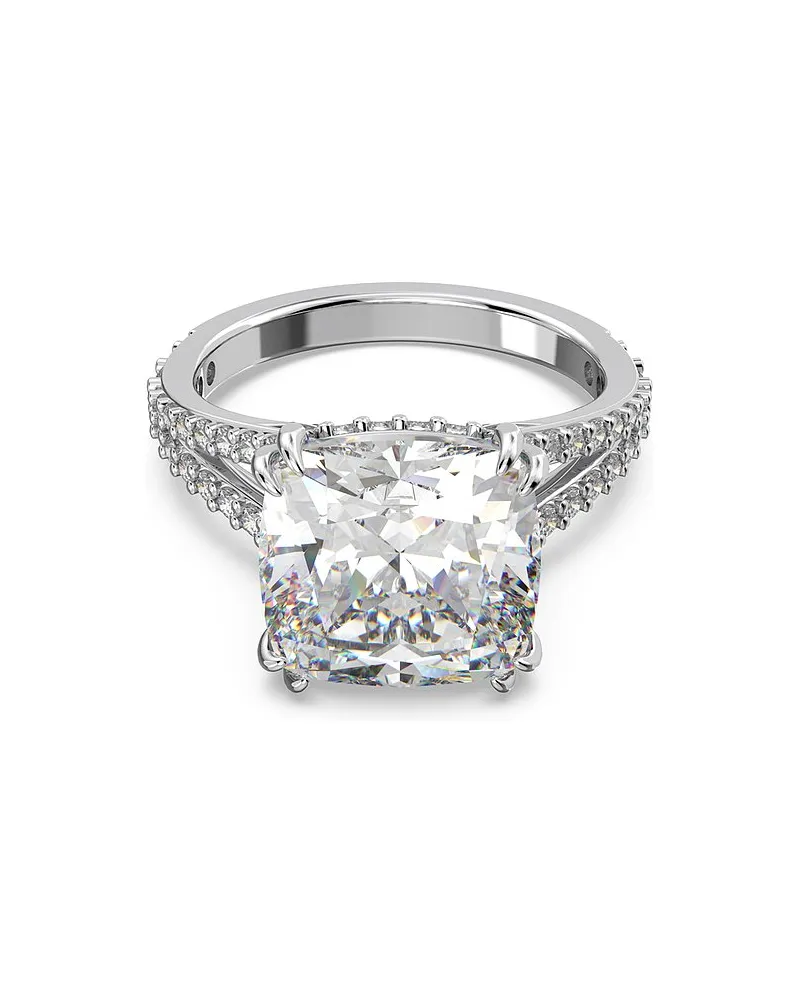 Swarovski Damenring Stilla Square Silber