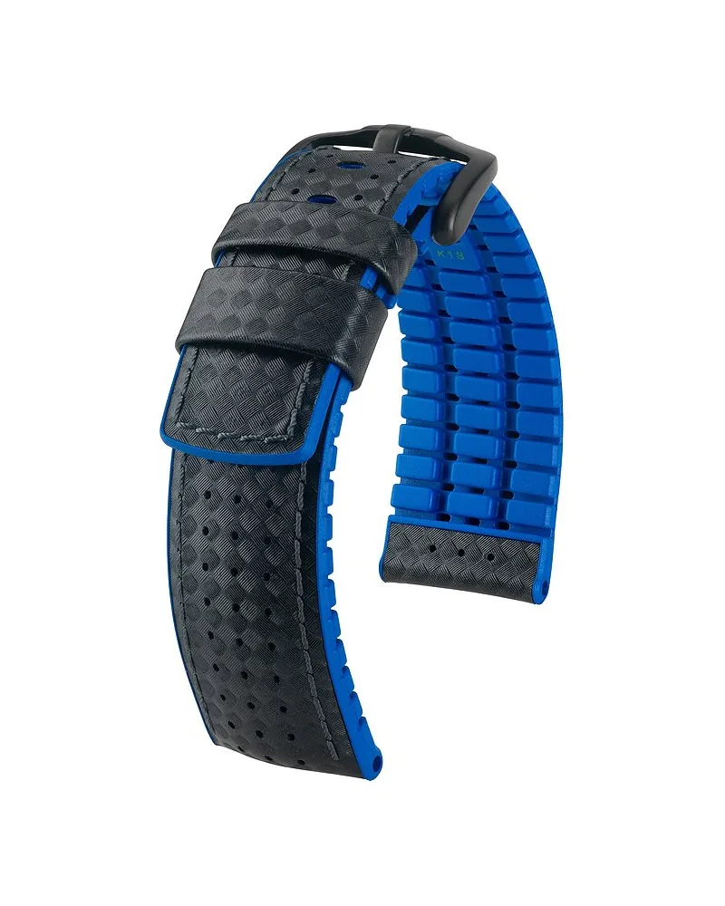 Hirsch Kautschukband Ayrton Blau