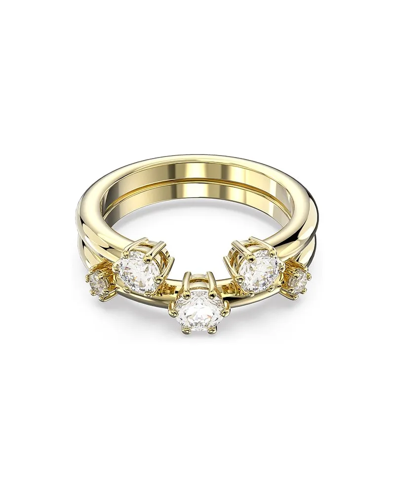 Swarovski Damenring Constella Gelbgold