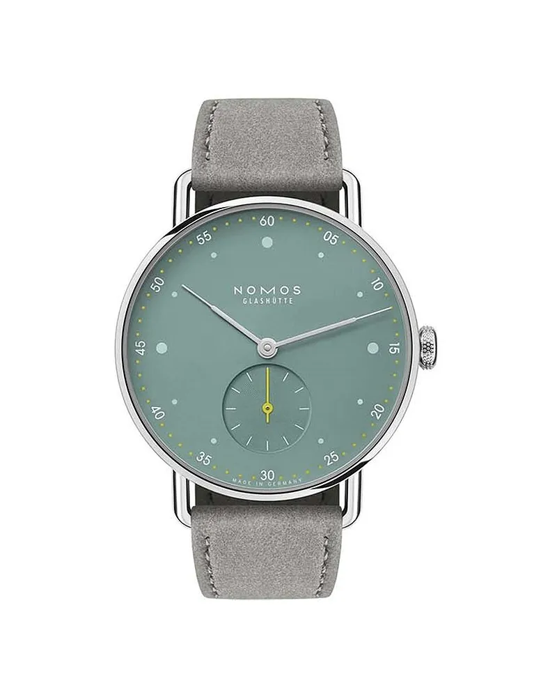 NOMOS Glashütte Damenuhr Metro 33 all silver Silber