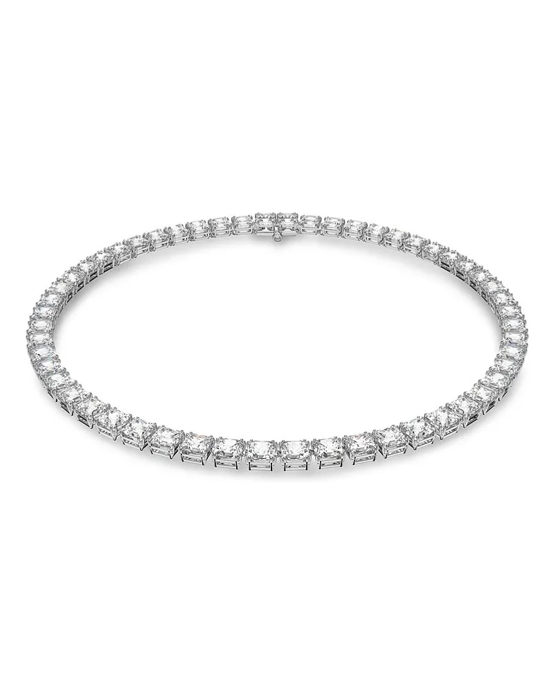 Swarovski Kette Matrix Square Silber