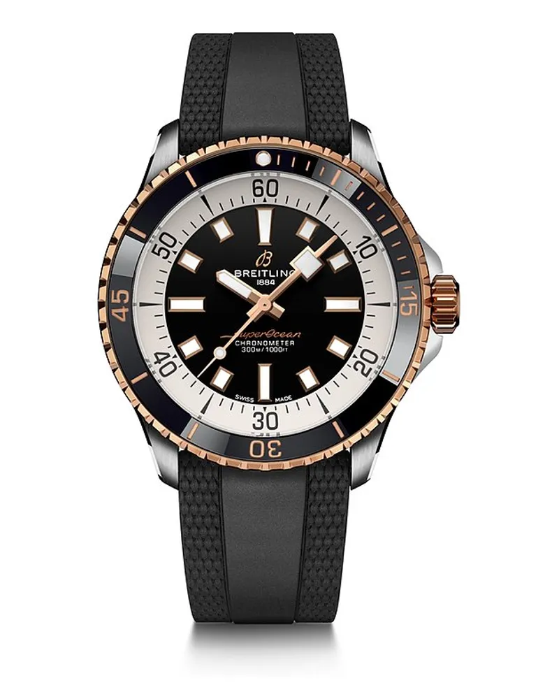Breitling Herrenuhr Superocean Automatic 42 Silber