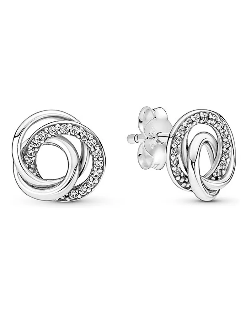 Pandora Ohrstecker Moments Silber