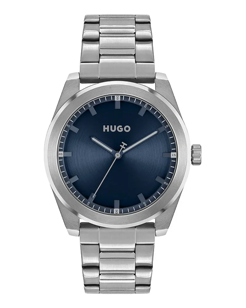 HUGO BOSS Herrenuhr #Bright Silber