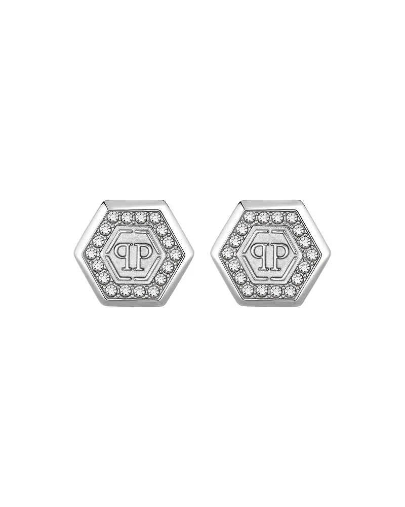 Philipp Plein Ohrstecker Silber