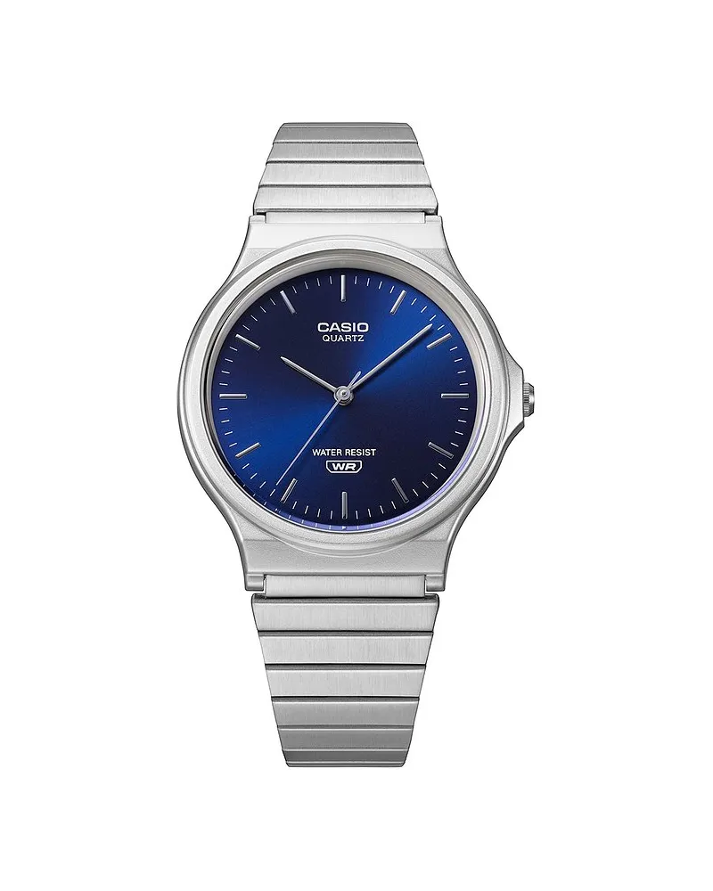 Casio Damenuhr Timeless Retro Silber