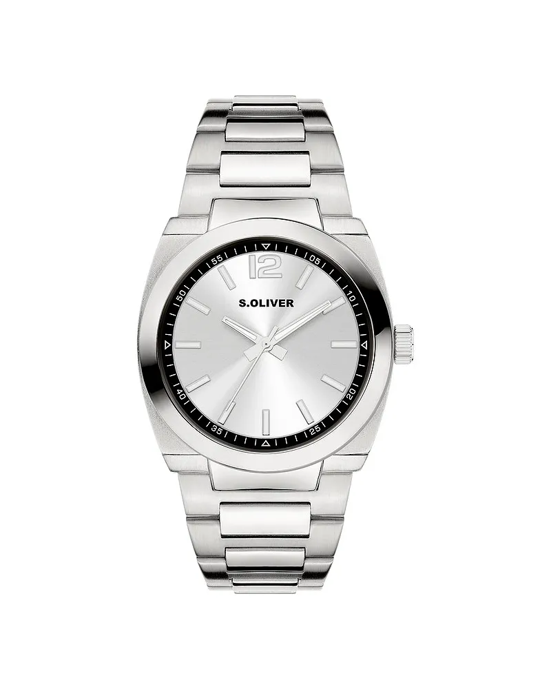 S.Oliver Herrenuhr Modern & Zeitlos Silber