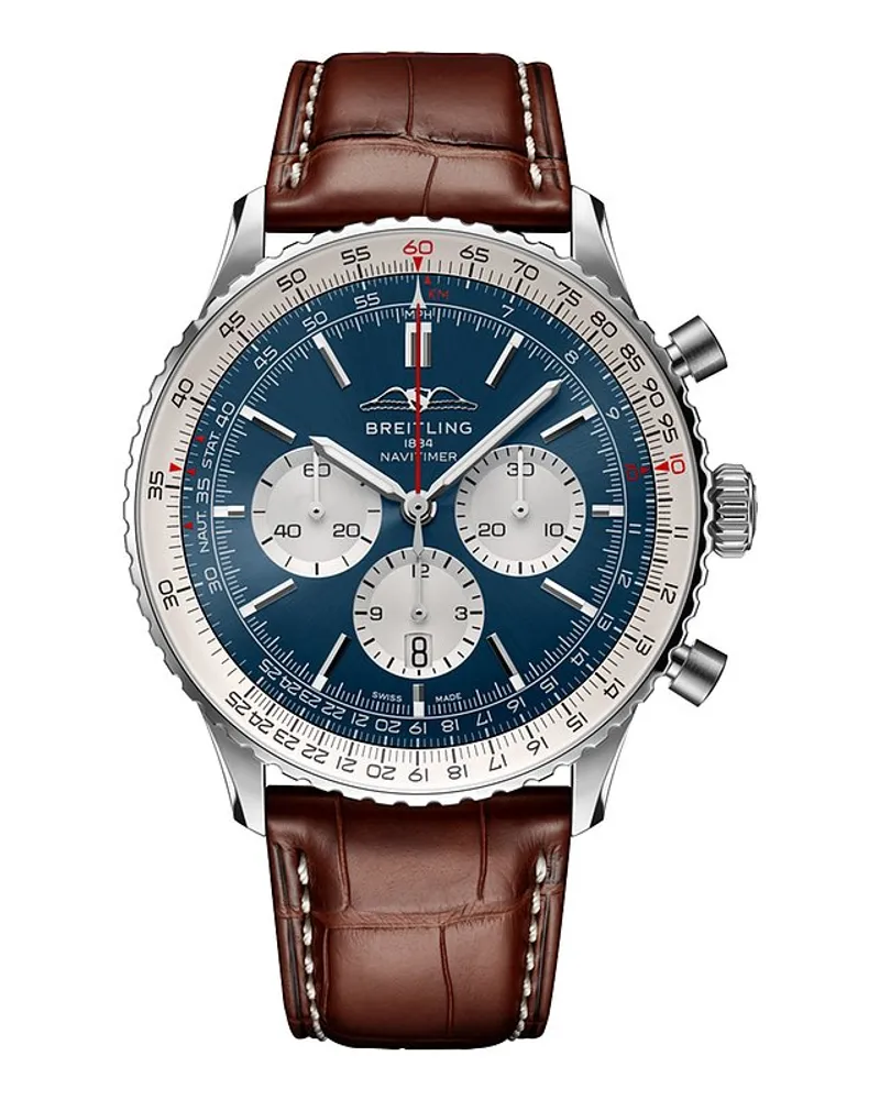 Breitling Chronograph Navitimer Chrono B01 Silber