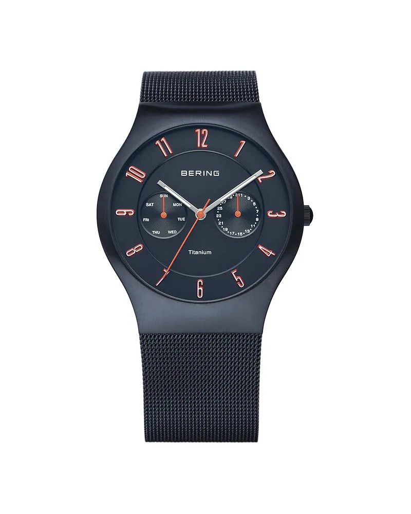 BERING Herrenuhr Blau