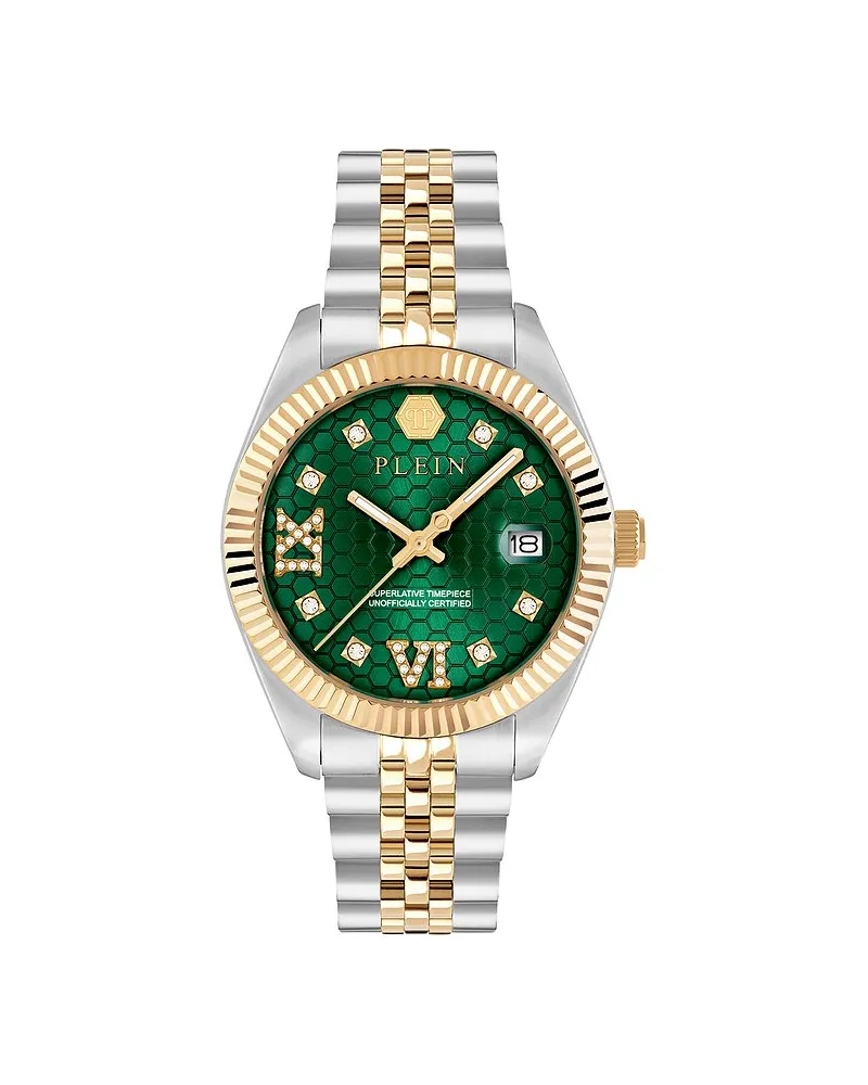 Philipp Plein Damenuhr Date Superlative Bicolor