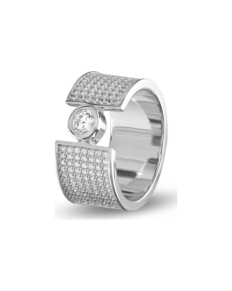 JETTE Damenring CASCADE Silber