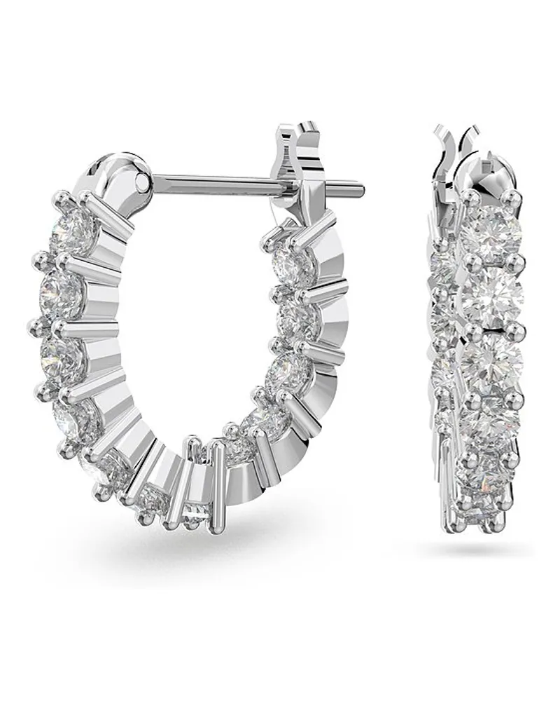 Swarovski Creolen Matrix Tennis Vittore Silber
