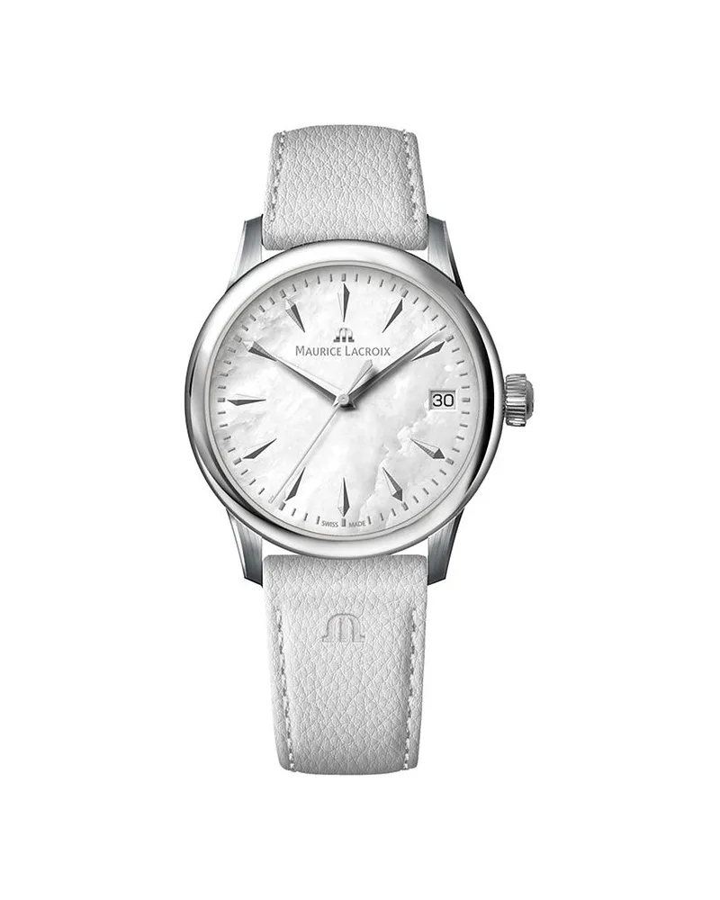 Maurice Lacroix Damenuhr 1975 Quartz Silber