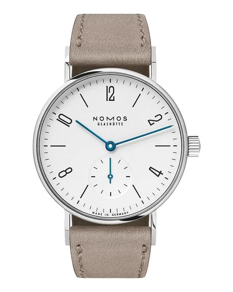 NOMOS Glashütte Damenuhr Tangente 33 Silber