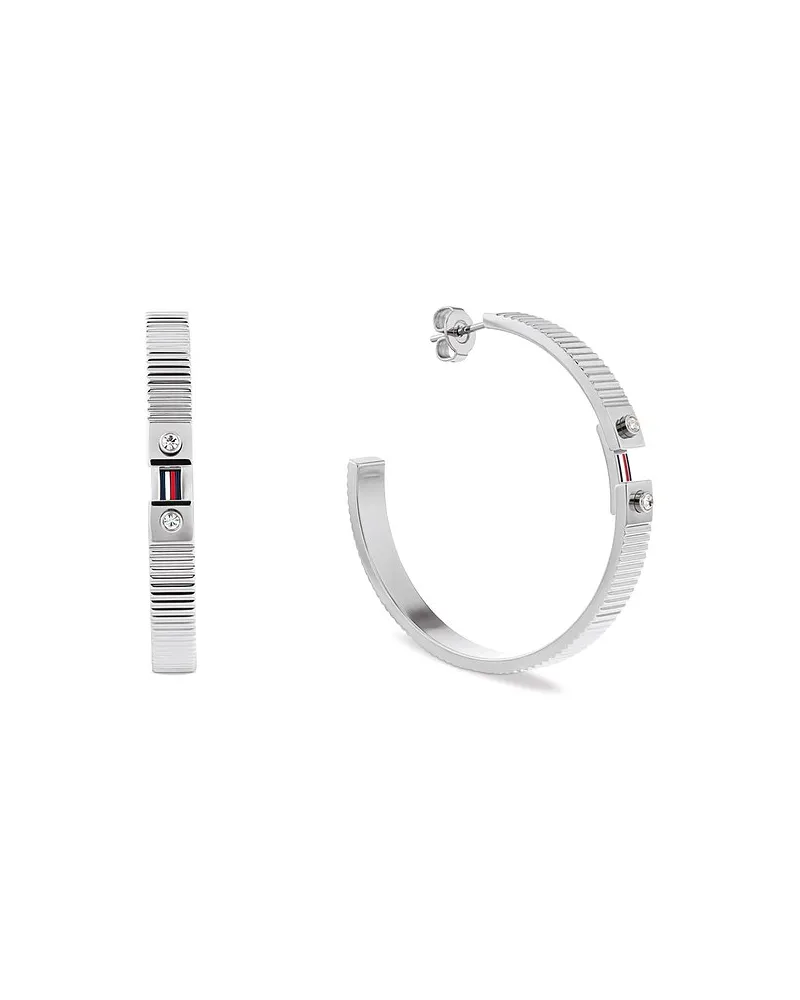 Tommy Hilfiger Ohrhänger STRIPES Silber