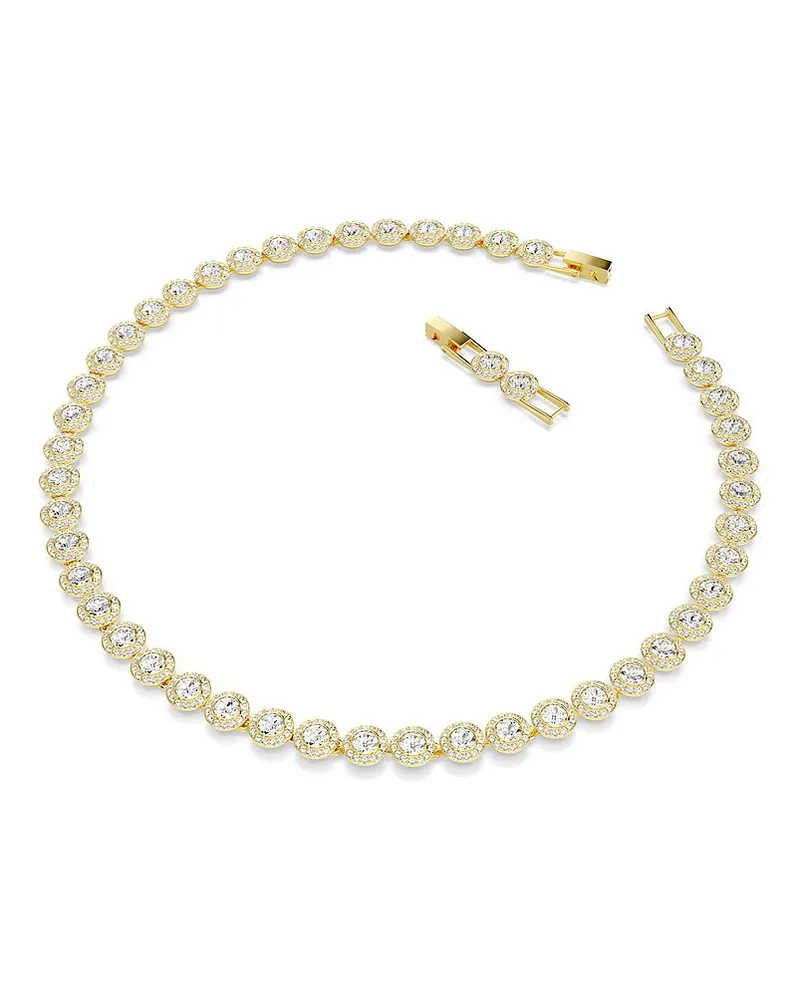 Swarovski Kette Una Weiß