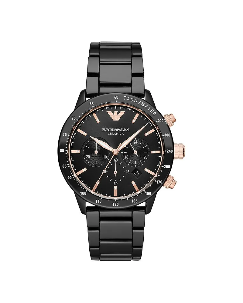 Emporio Armani Chronograph Schwarz