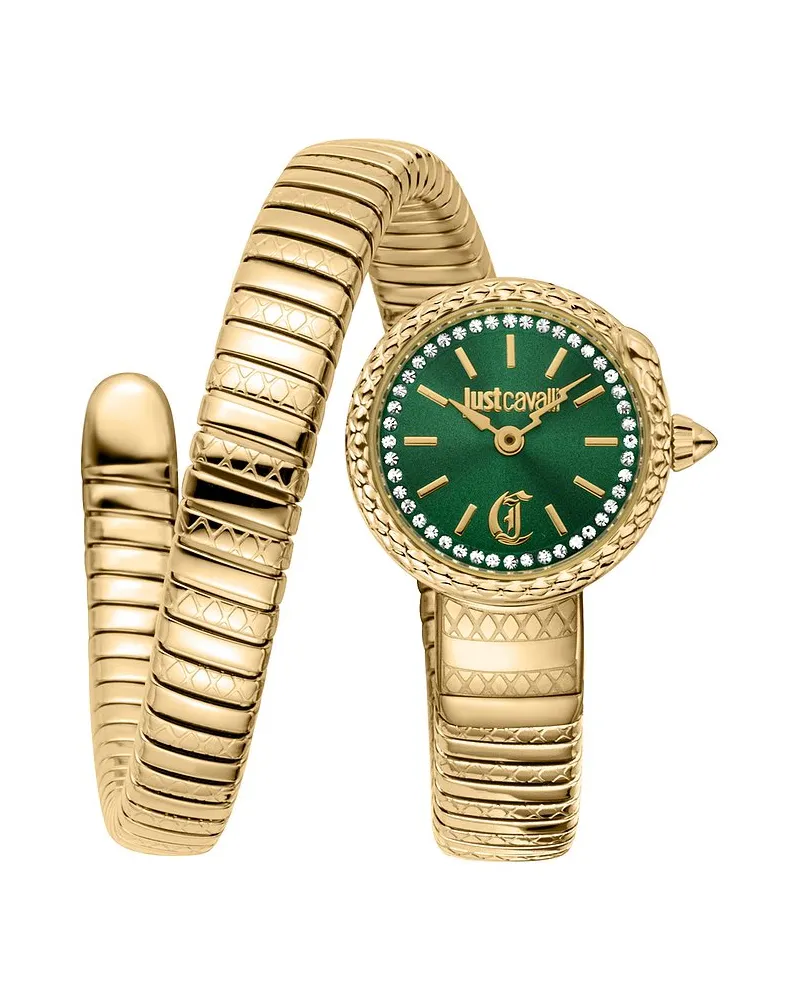 Just Cavalli Damenuhr Signature Snake Gold