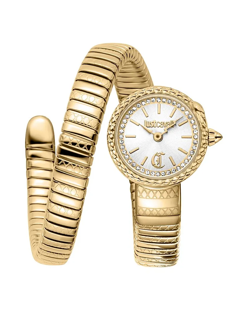 Just Cavalli Damenuhr Signature Snake Gold
