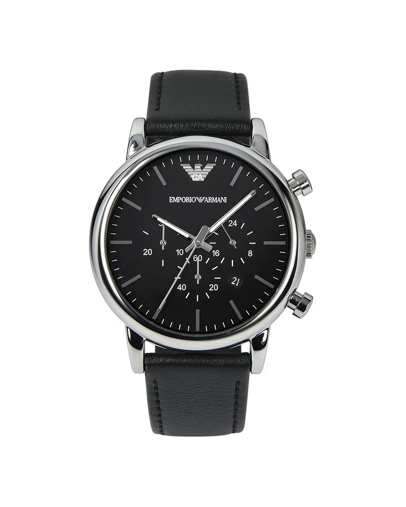Emporio Armani Herrenuhr Silber