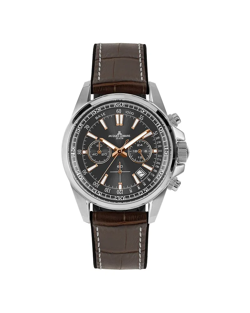 Jacques Lemans Chronograph Liverpool Silber