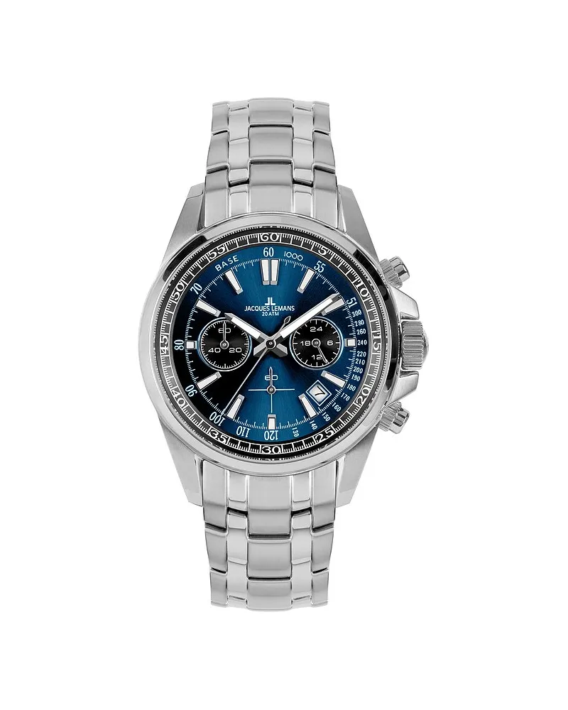 Jacques Lemans Chronograph Liverpool Silber