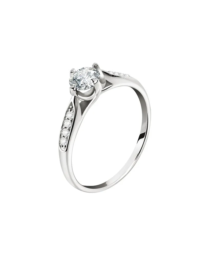 Christ Damenring Weißgold