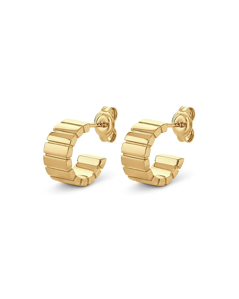 Esprit Creolen Linear Wide Gelbgold