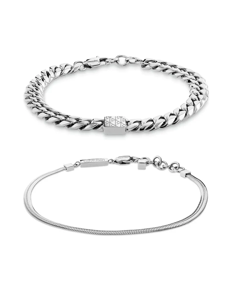 Calvin Klein Armband CK STATUS Silber