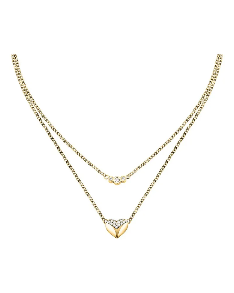 Karl Lagerfeld Kette Pave Amour Gelbgold