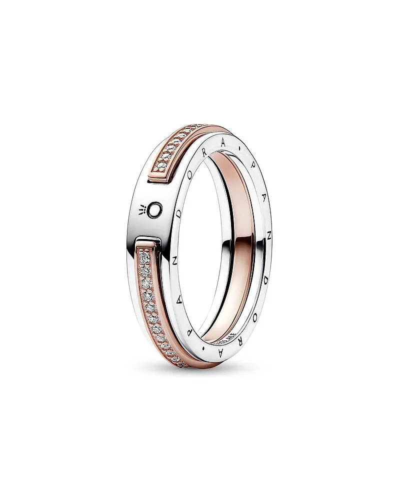 Pandora Damenring Signature Bicolor