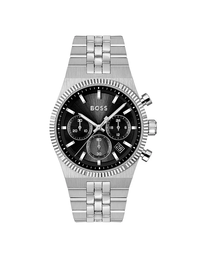 HUGO BOSS Chronograph CANDOR PRIME Silber