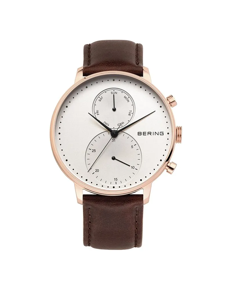 BERING Herrenuhr Roségold
