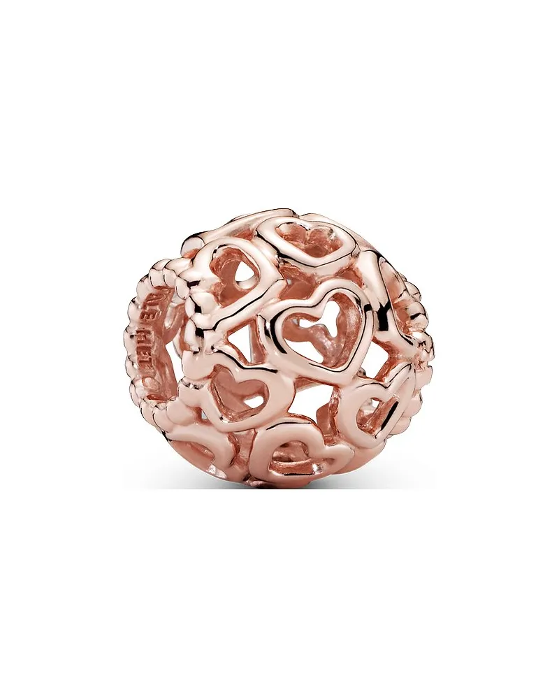 Pandora Charm Moments All Over-Herzen Roségold