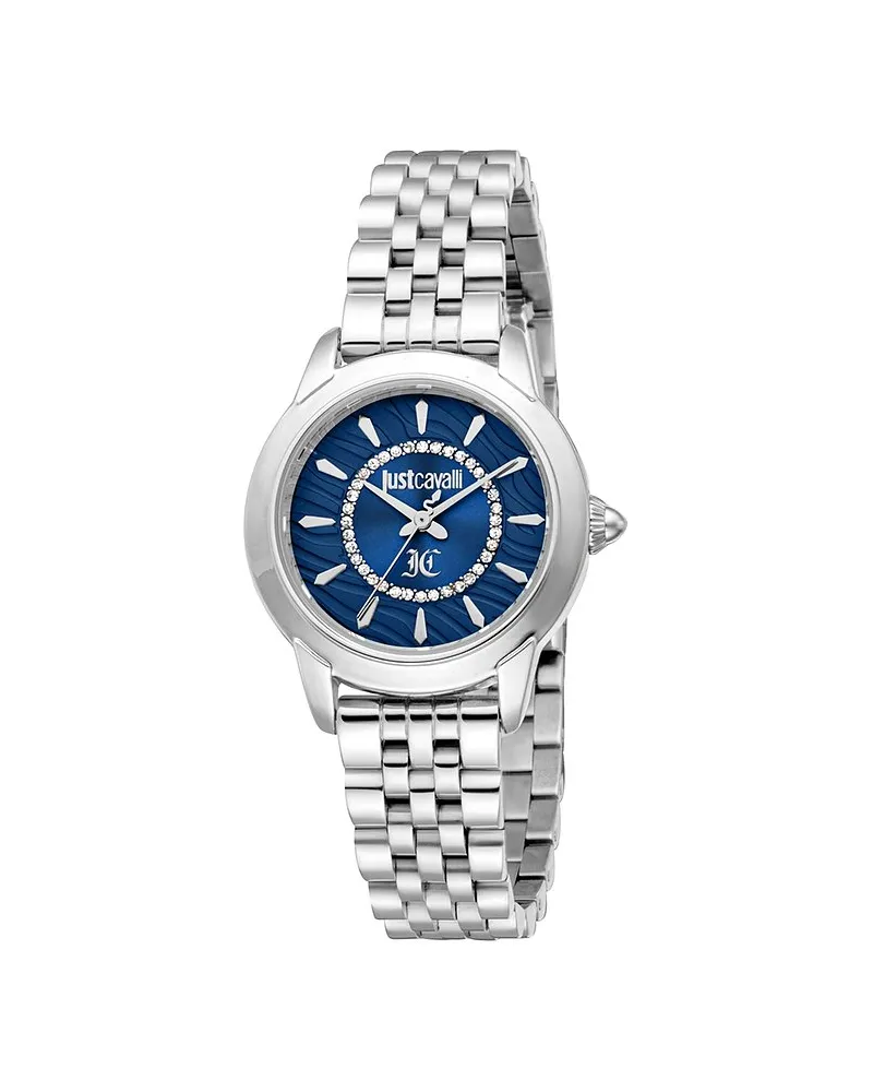Just Cavalli Damenuhr Animalier Silber