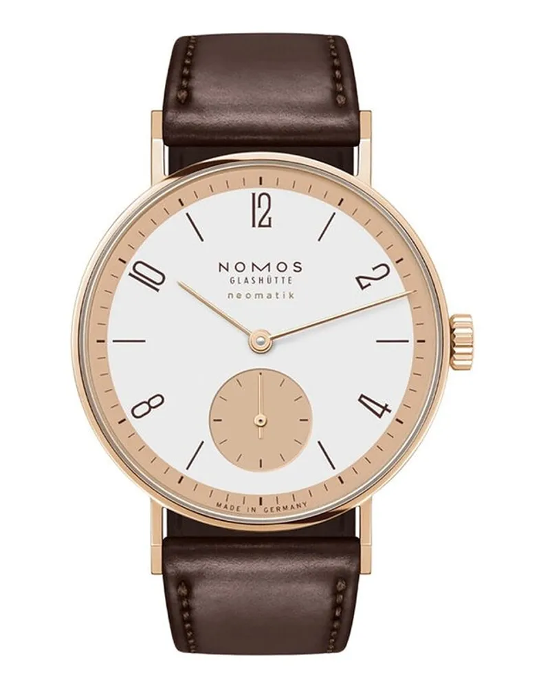 NOMOS Glashütte Unisexuhr Tangente Roségold neomatik - 175 Years Roségold