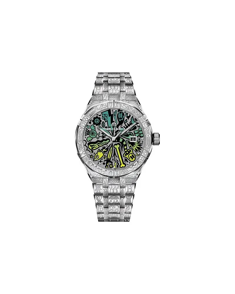 Maurice Lacroix Herrenuhr Aikon Automatic Silber