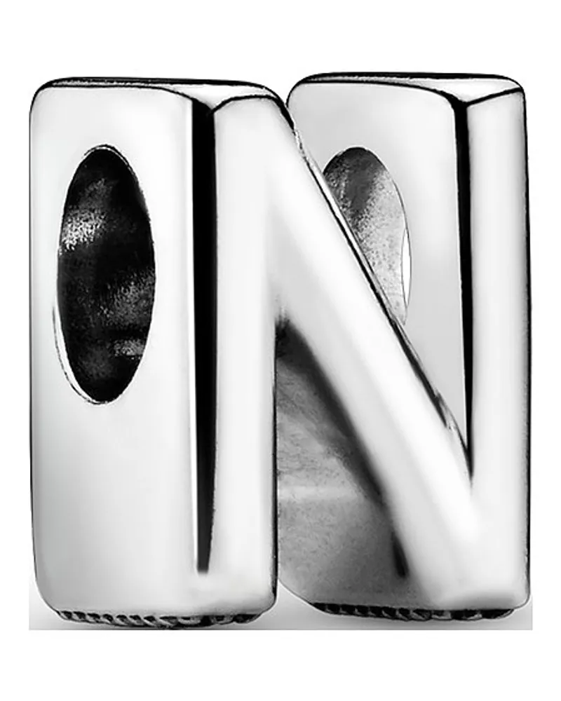 Pandora Charm Moments Buchstabe N Silber