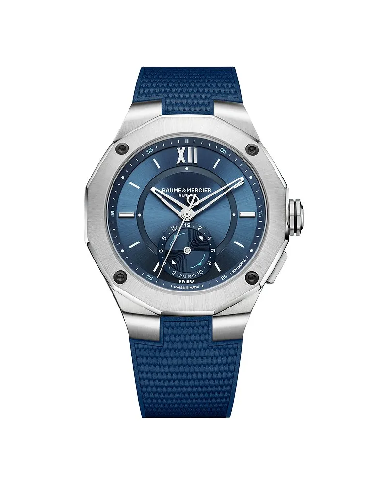 Baume & Mercier Herrenuhr Riviera Silber