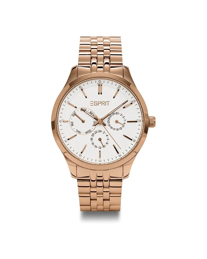 Esprit Damenuhr Steady Roségold