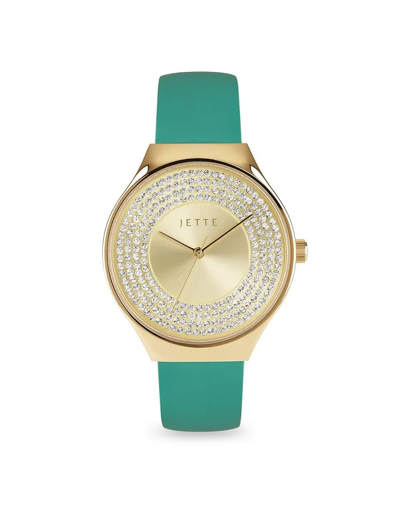 JETTE Damenuhr SUMMER GLAM Gelbgold