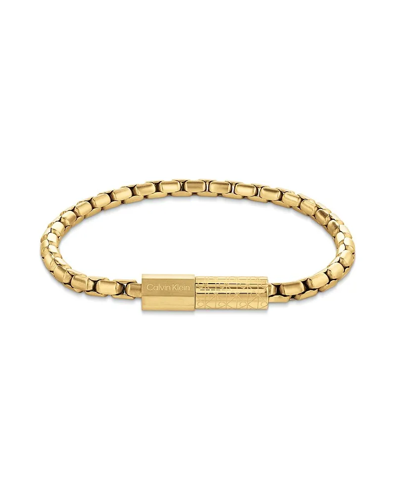 Calvin Klein Armband CONTOURED BARREL Gold