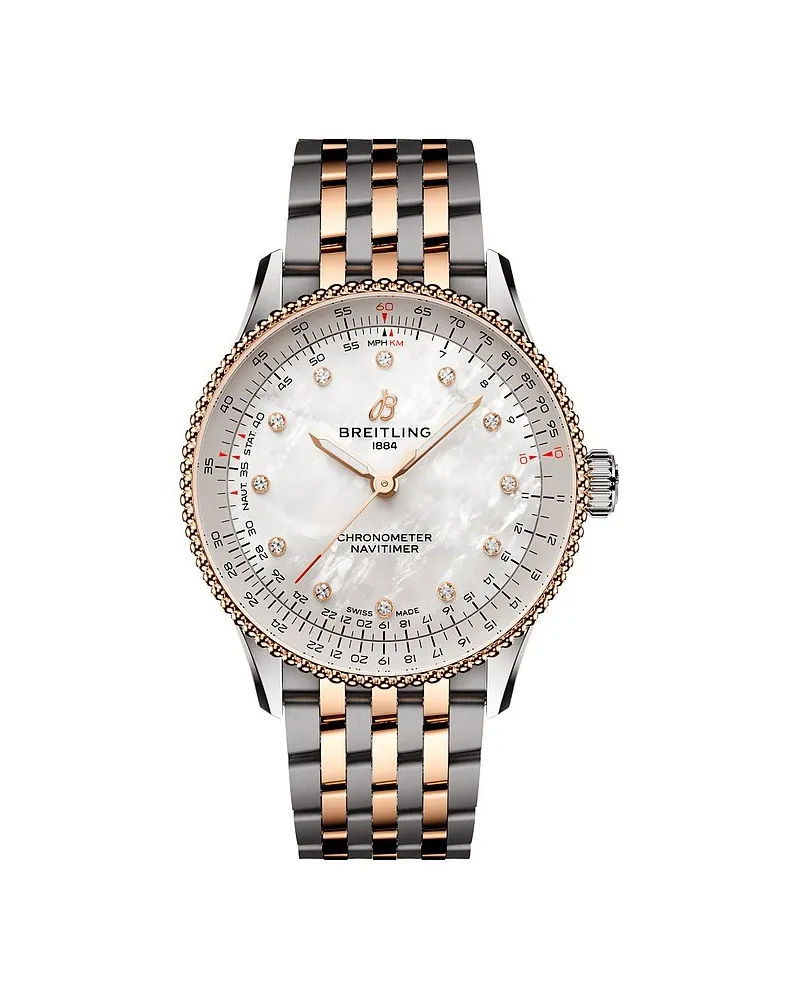 Breitling Damenuhr Navitimer Automatic 36 Bicolor