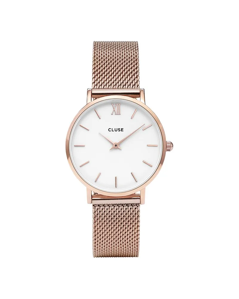 CLUSE Damenuhr Minuit Roségold