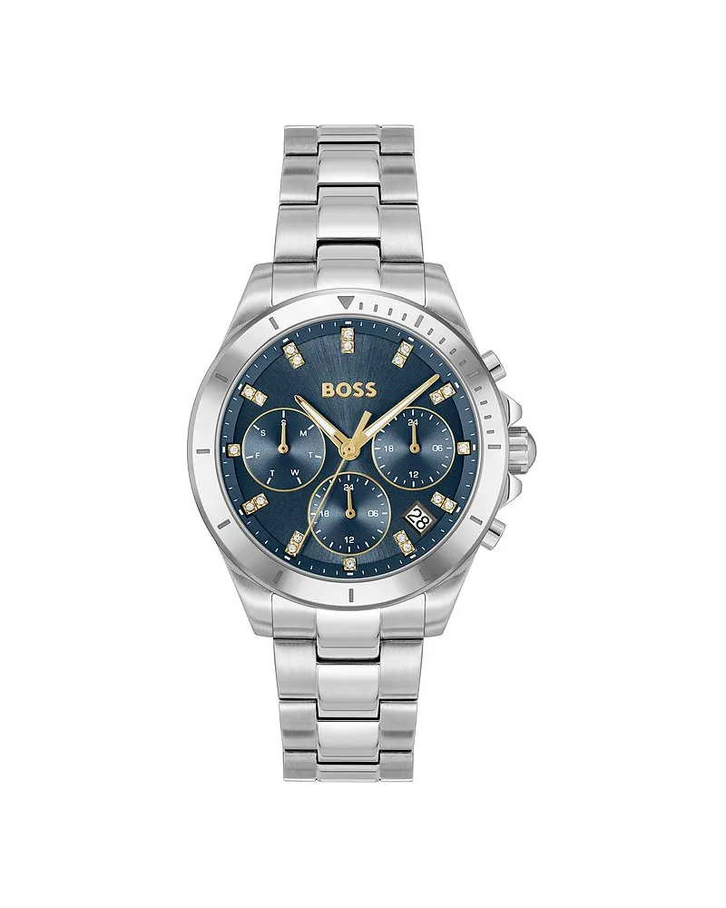 HUGO BOSS Damenuhr Alley Silber
