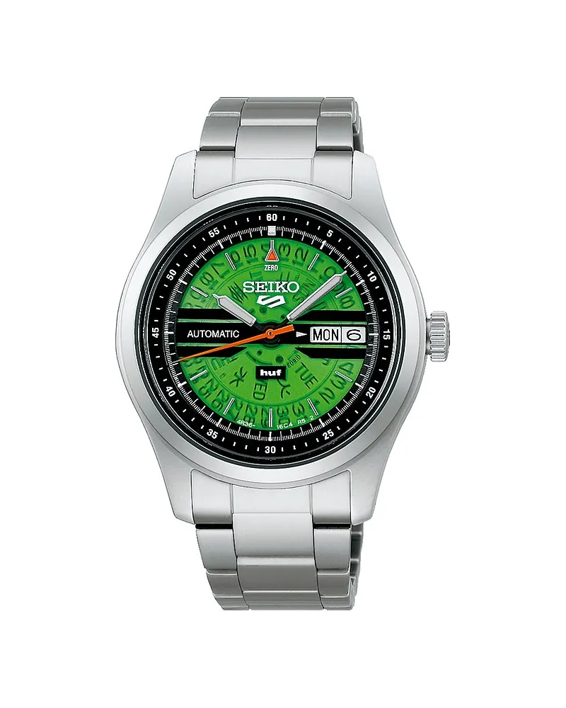 Seiko Herrenuhr Field Series Silber