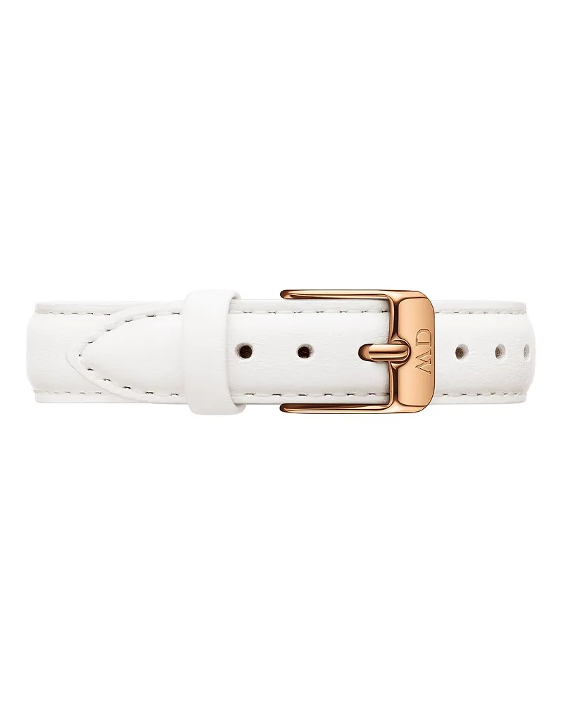 Daniel Wellington Lederband Weiß